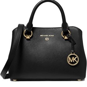 EDITH SMALL SAFFIANO LEATHER SATCHEL